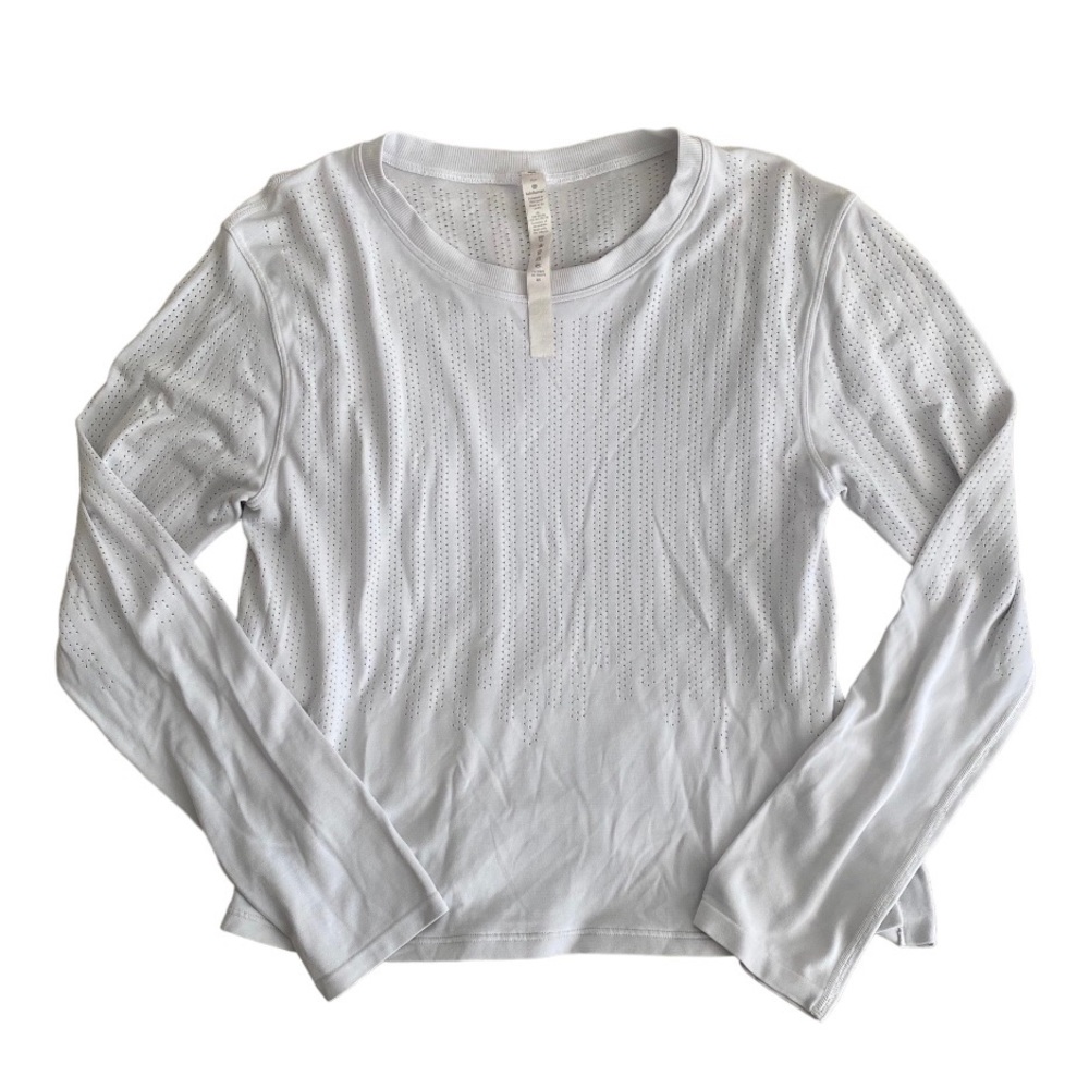 Lululemon White Long Sleeve Top Size XS